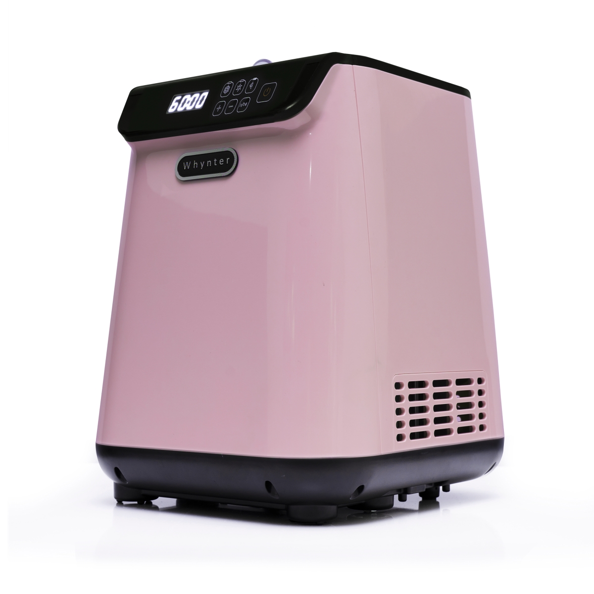 Picture of Whynter ICM-128BPS 1.28 qt. Compact Upright Automatic Ice Cream Maker with Stainless Steel Bowl Limited Black Pink Edition