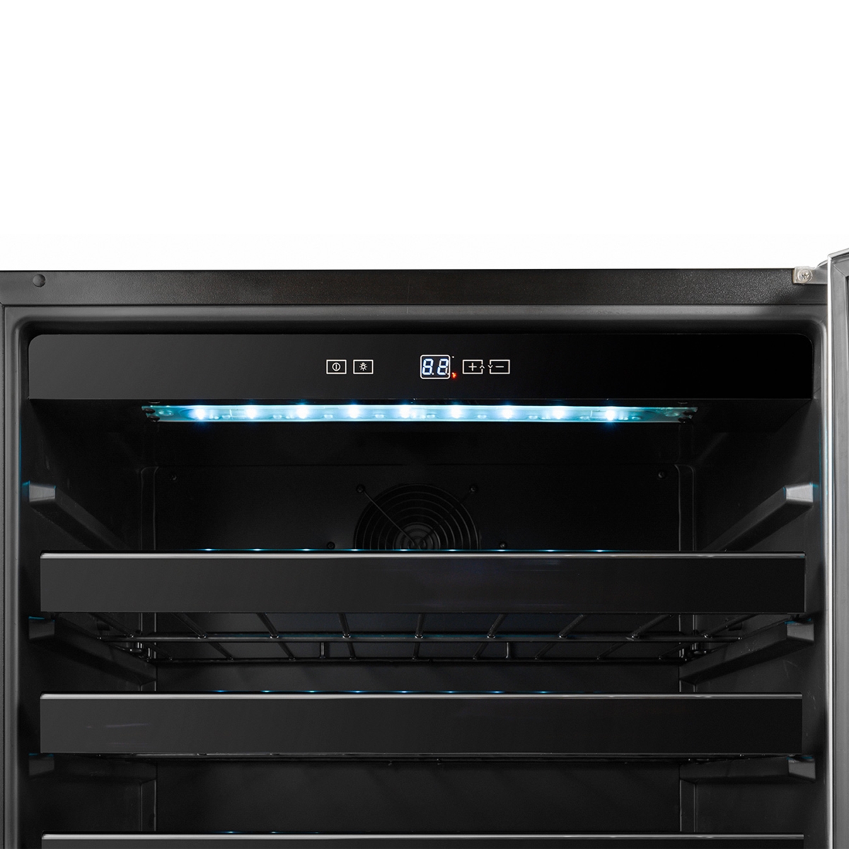 Picture of Whynter BWR-408SB 24 in. Built-In 46 Bottle Undercounter Stainless Steel Wine Refrigerator with Reversible Door, Digital Control, Lock & Carbon Filter