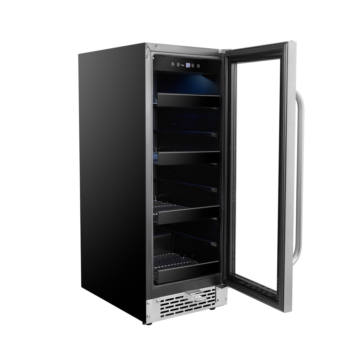 Picture of Whynter BBR-638SB 12 in. Built-In 60 Can Undercounter Stainless Steel Beverage Refrigerator with Reversible Door, Digital Control, Lock & Carbon Filter
