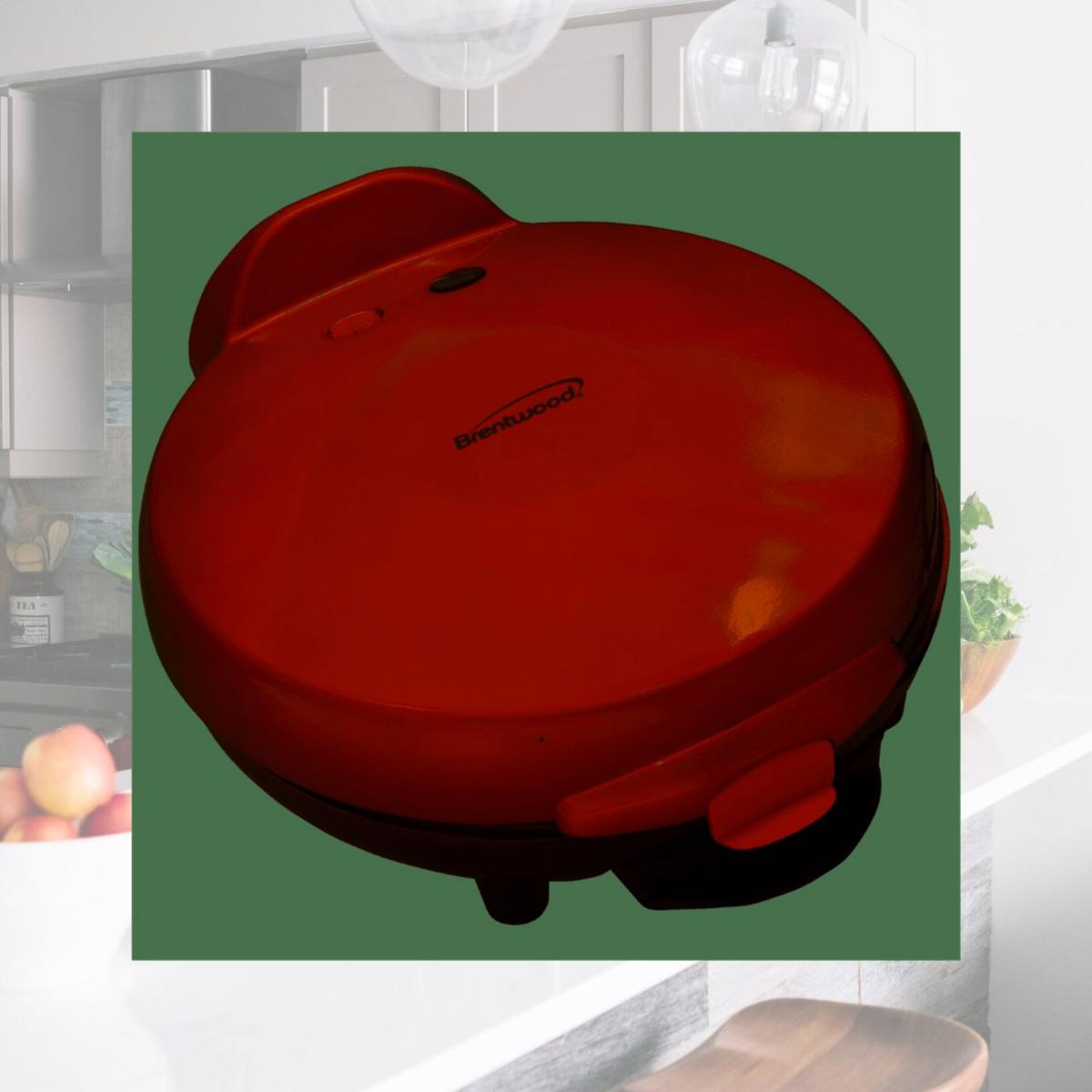 Picture of Brentwood TS-120 Quesadilla Maker. Red