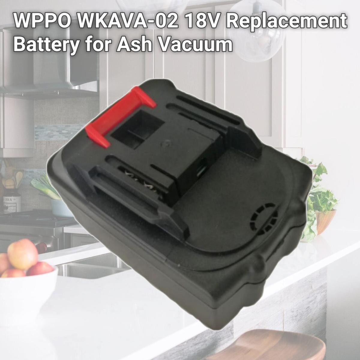 Picture of WPPO WKAVA-02 18V Replacement Battery for Ash Vacuum