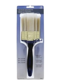 156171 Paint Brushes, 3 Piece & Pack Of 3