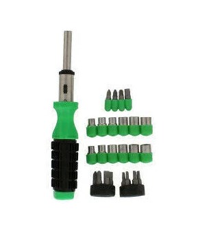 122733 12 Sae & Metric Sockets With Holders Bit Driver Set - 34 Piece