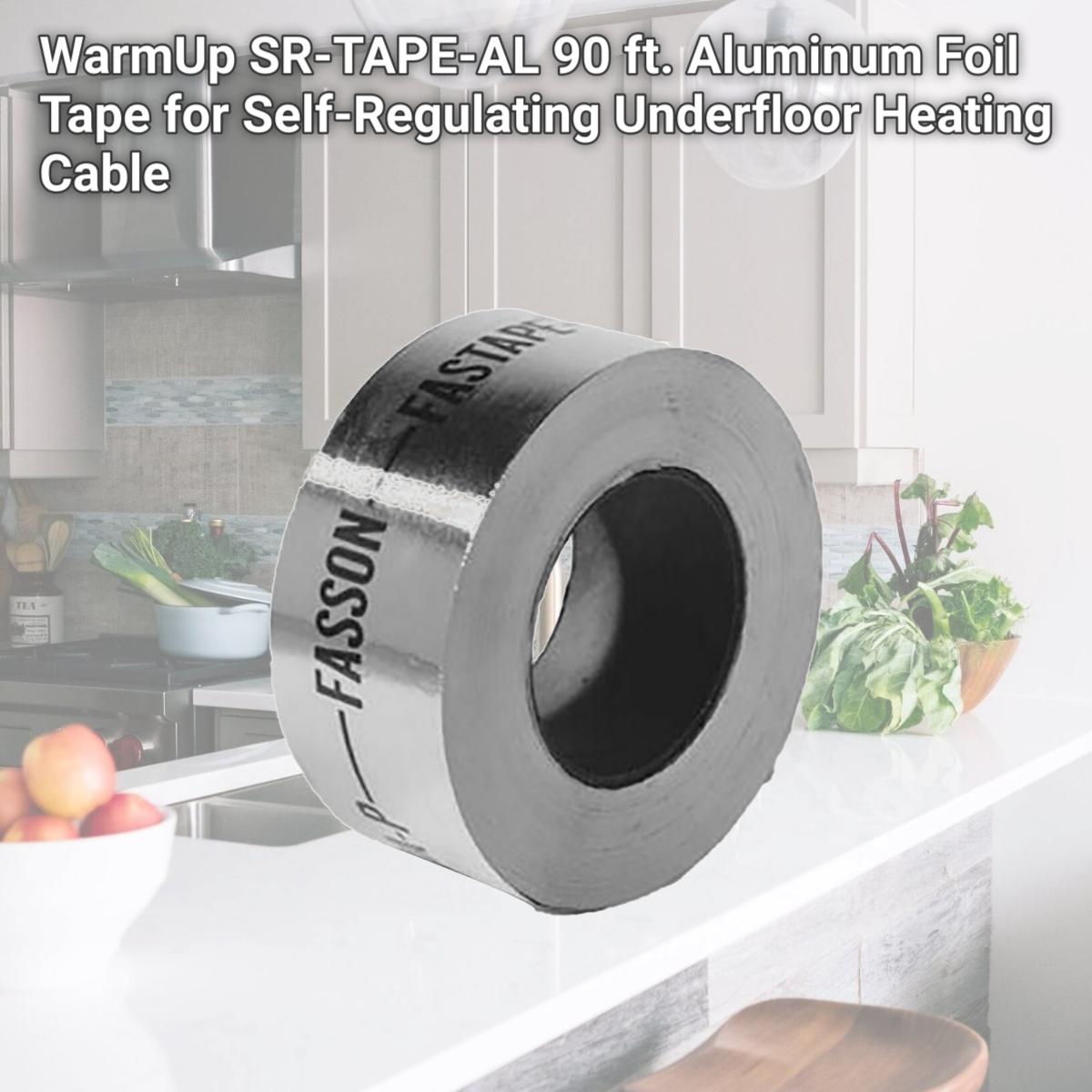 Picture of WarmUp SR-TAPE-AL 90 ft. Aluminum Foil Tape for Self-Regulating Underfloor Heating Cable