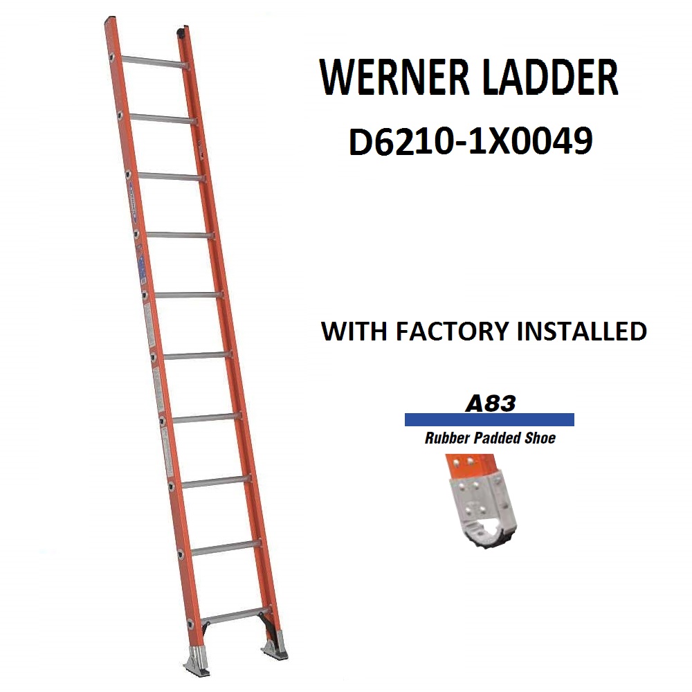 D6210-1x0049 D6210-1 Specialty Ladder With A83-5 Rubber Padded Shoe