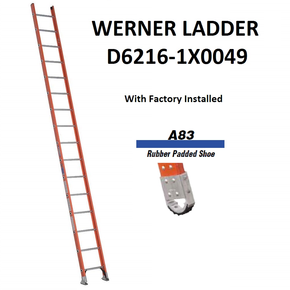 D6216-1x0049 D6216-1 Specialty Ladder With A83-5 Rubber Padded Shoe