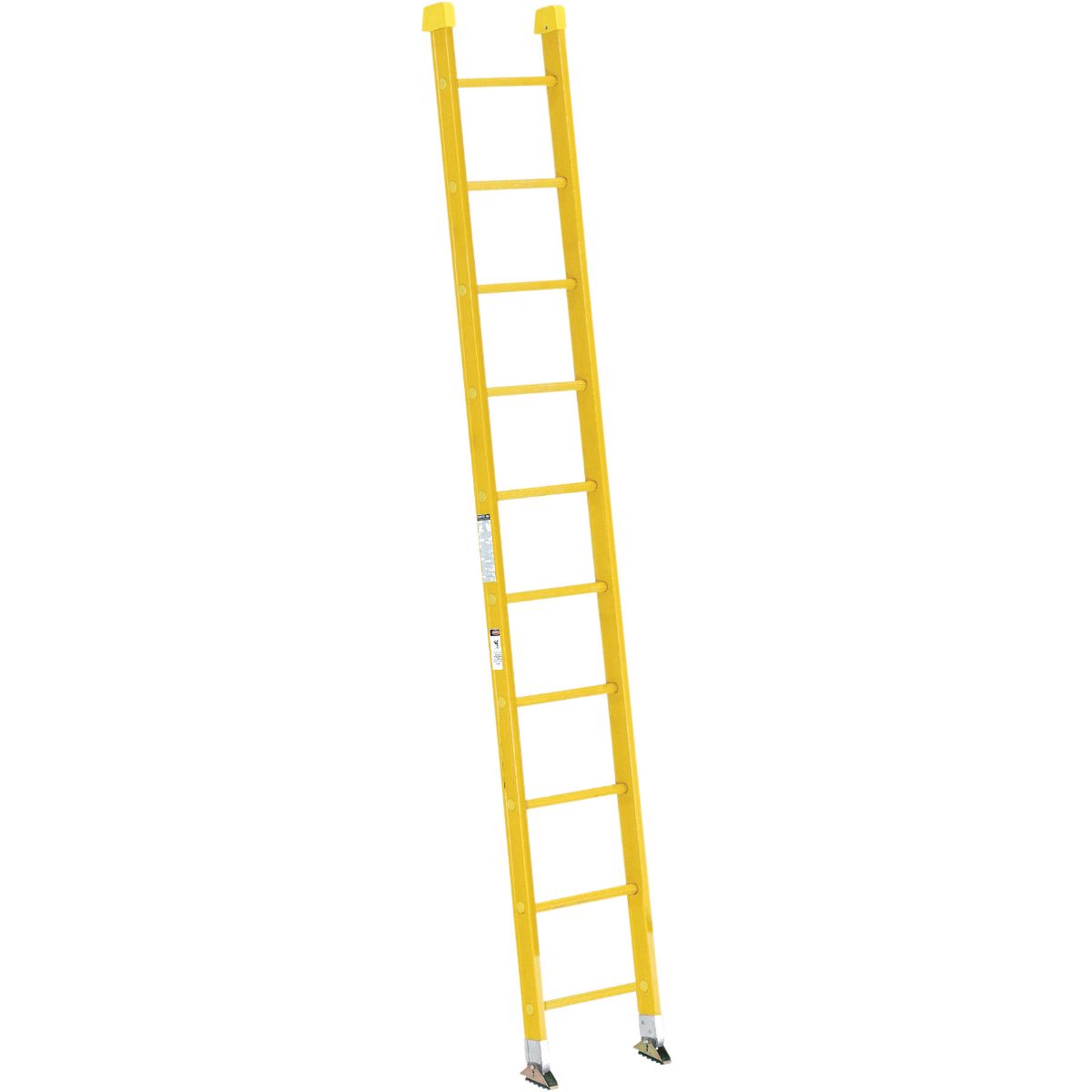 9510-1 10 Ft. Type Ia Fiberglass Straight Ladder