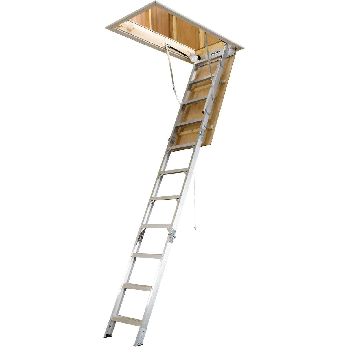 Ah2510 25 In. X 54 In. X 8-10 Ft. Ceiling Aluminum Attic Ladder