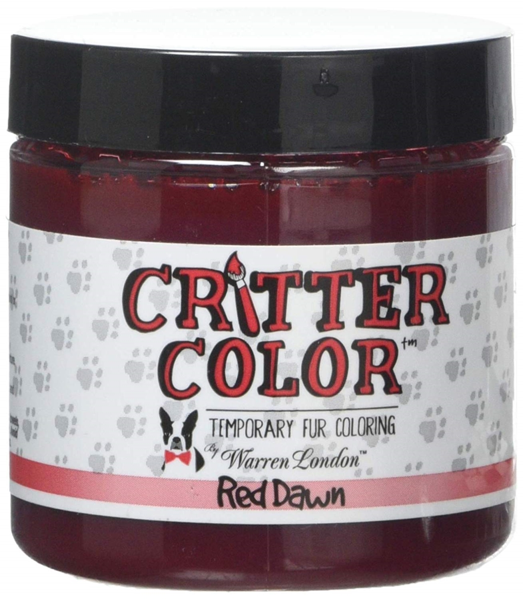 101803 Critter Color Temporary Fur Coloring For Dogs - Red Dawn