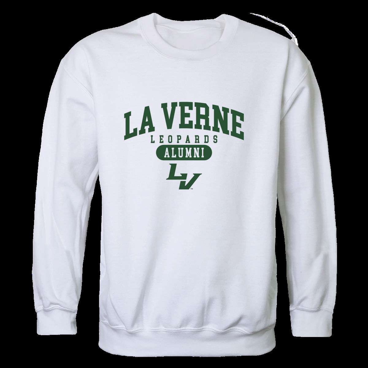 UPC 196348926345 product image for 560-661-WHT-05 University of La Verne Leopards Alumni Fleece Pullover Crewneck S | upcitemdb.com