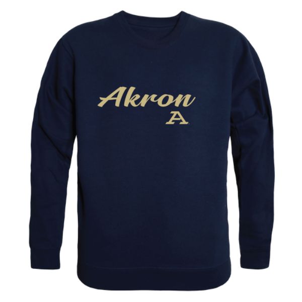 UPC 197143148444 product image for 556-100-NV2-04 University of Akron Zips Script Crewneck Sweatshirt, Navy - Extra | upcitemdb.com