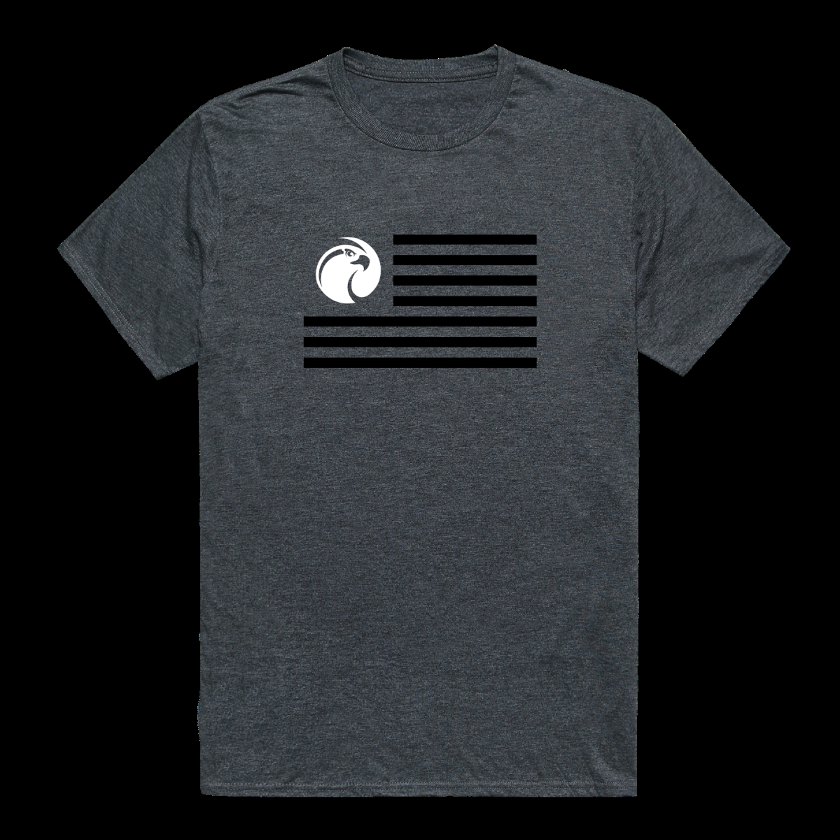 UPC 742431303816 product image for Seattle Pacific University Falcons Flag T-Shirt, Heather Charcoal - Small | upcitemdb.com