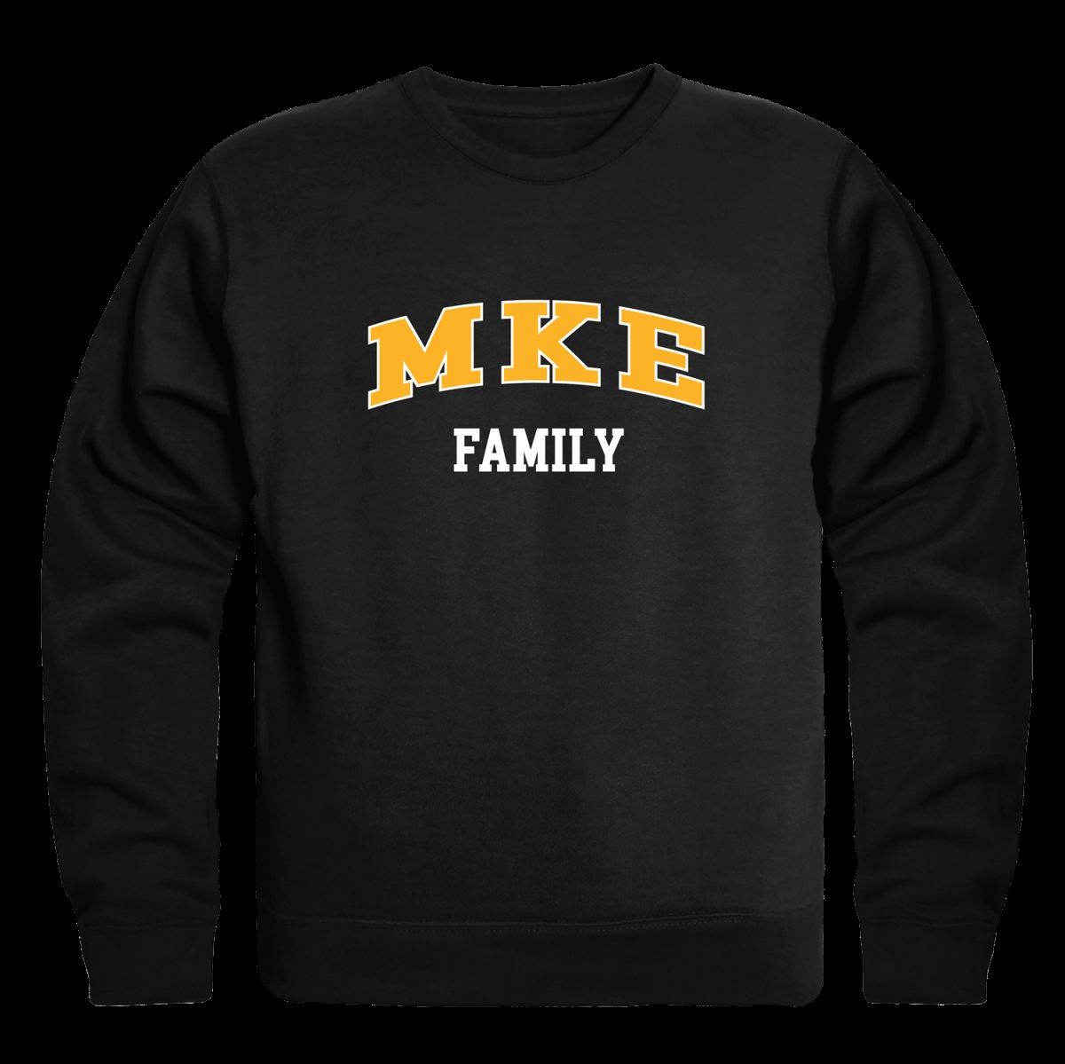UPC 197143515284 product image for 572-199-BLK-03 University of Wisconsin-Milwaukee Panthers Family Crewneck Sweats | upcitemdb.com