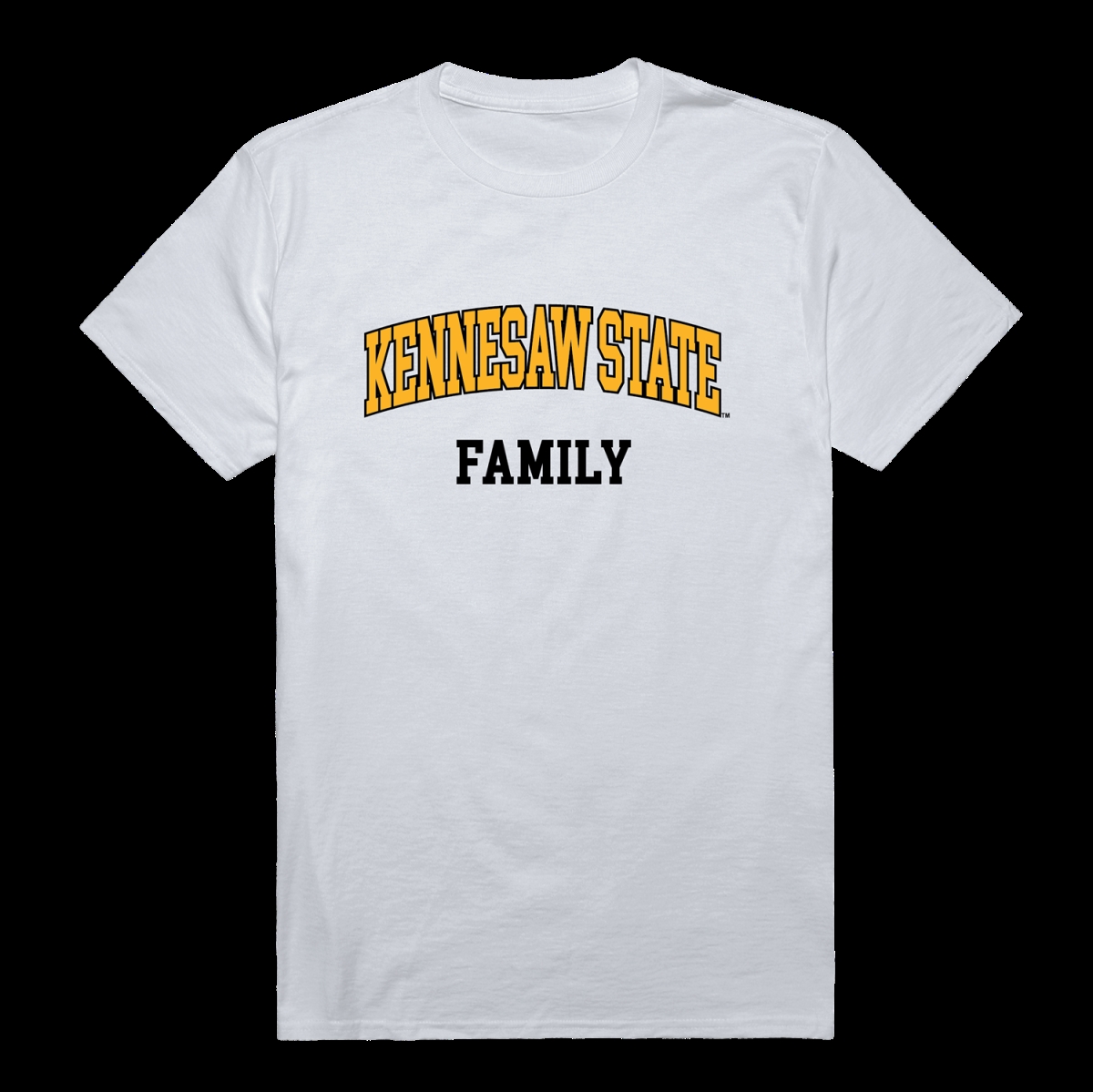 UPC 197143452473 product image for 571-320-WHT-02 Kennesaw State University Owls Family T-Shirt, White - Medium | upcitemdb.com