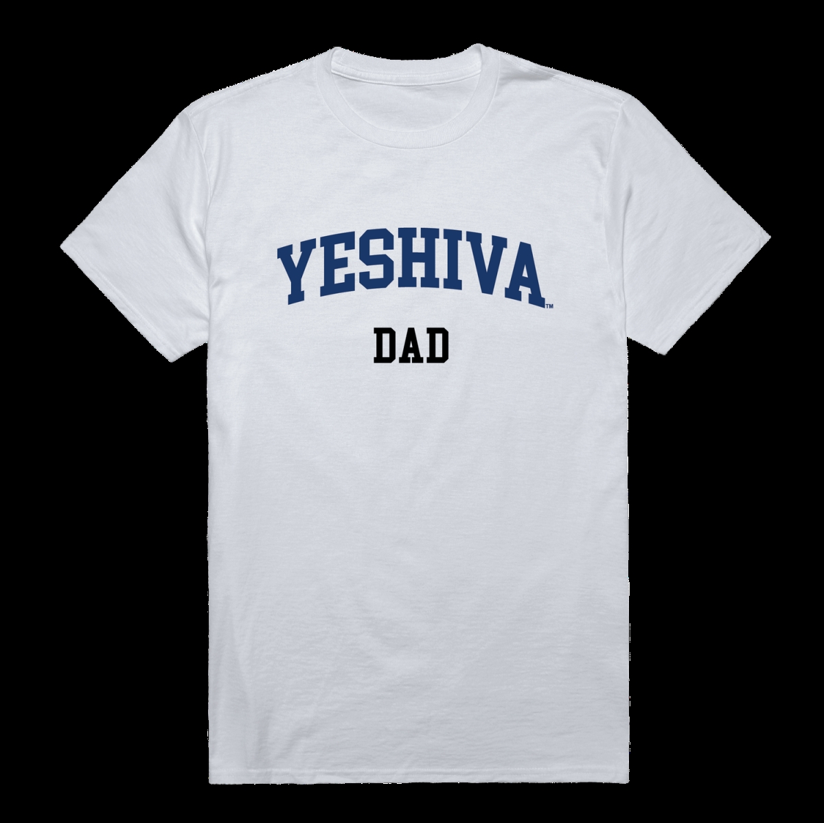 UPC 783782531060 product image for Yeshiva University Maccabees College Dad T-Shirt, White - Medium | upcitemdb.com