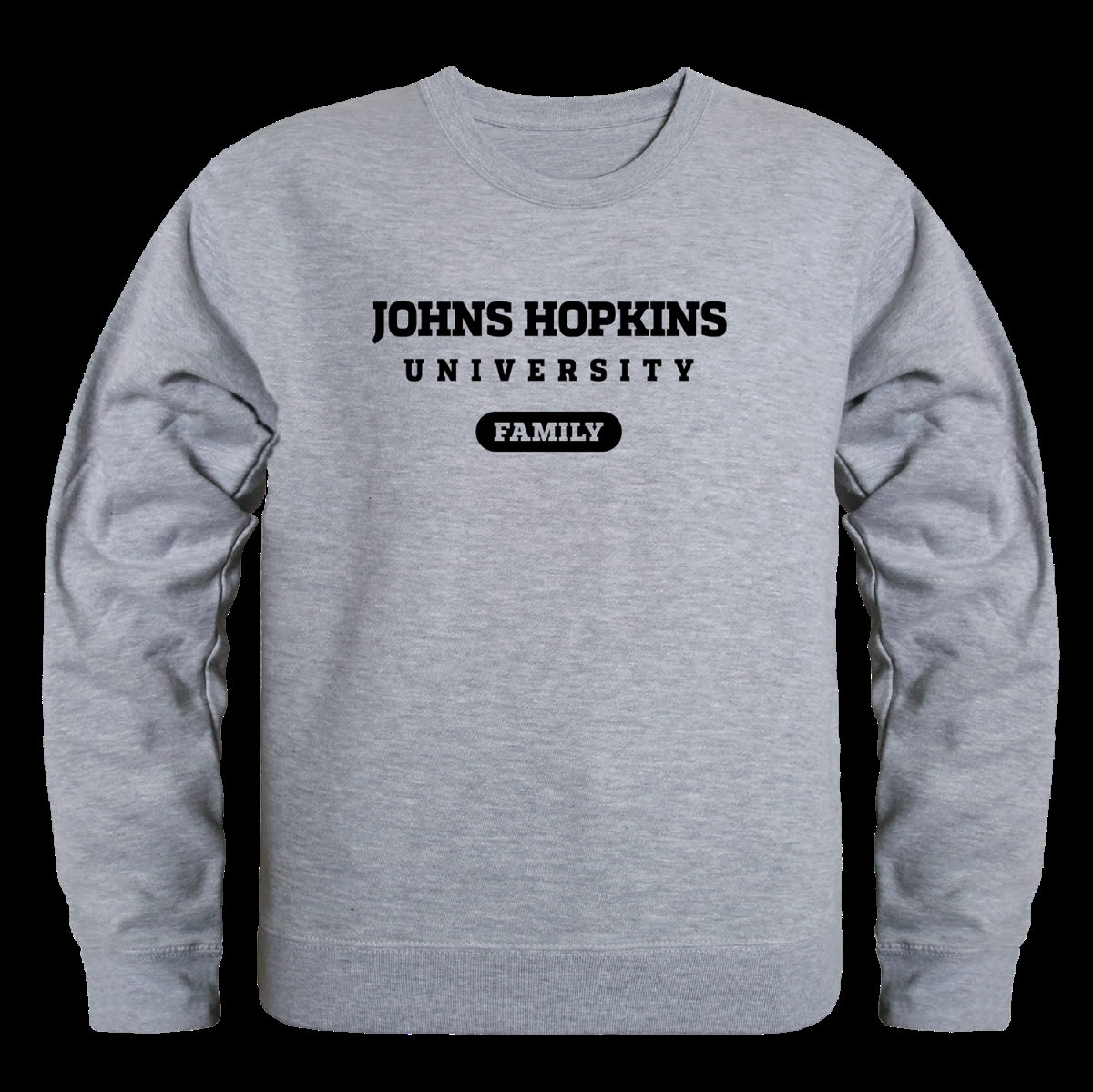 UPC 783782673746 product image for Johns Hopkins University Blue Jays Family Crewneck Sweatshirt, Heather Grey  | upcitemdb.com