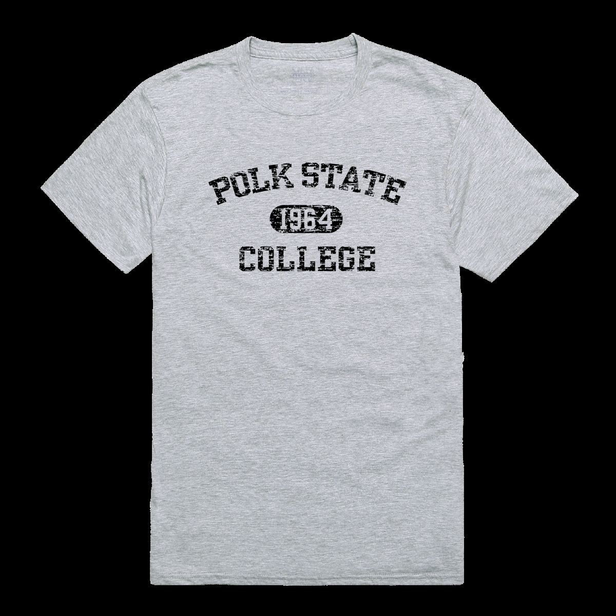 UPC 197143960275 product image for 574-362-HGY-03 Polk State College Eagles Distressed Arch T-Shirt, Heather Gr | upcitemdb.com