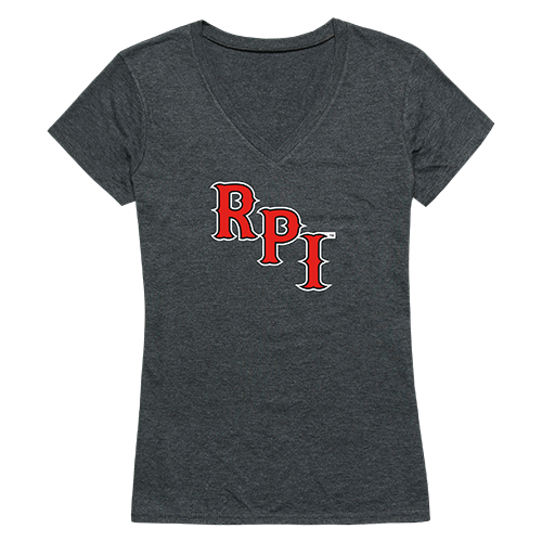 UPC 192939283705 product image for 521-367-E9C-01 Womens Rensselaer Polytechnic Institute Cinder Tee, Heather Charc | upcitemdb.com