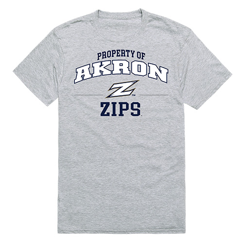 UPC 192939000005 product image for Apparel 517-100-H08-01 University of Akron Property College Tee Shirt - Heather  | upcitemdb.com