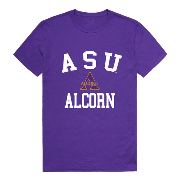 UPC 729001967463 product image for Alcorn State University Men Arch T-Shirt, Purple - Large | upcitemdb.com