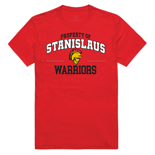 UPC 758218991817 product image for Apparel  California State University Stanislaus Property College Tee Shirt, Red  | upcitemdb.com