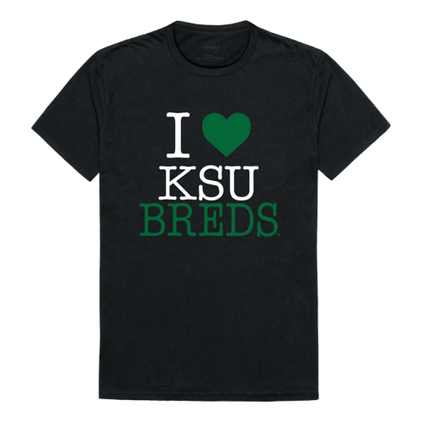UPC 795089004260 product image for Kentucky State University I Love T-Shirt, Black - Large | upcitemdb.com