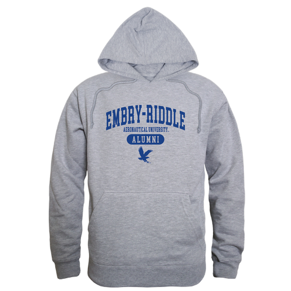 UPC 795089416230 product image for Embry-Riddle Aeronautical University Mens Alumni Hoodie, Heather Gray - Extr | upcitemdb.com