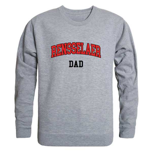 UPC 754130000033 product image for Men Rensselaer Polytechnic Institute Dad Crewneck Fleece, Heather Grey - Med | upcitemdb.com