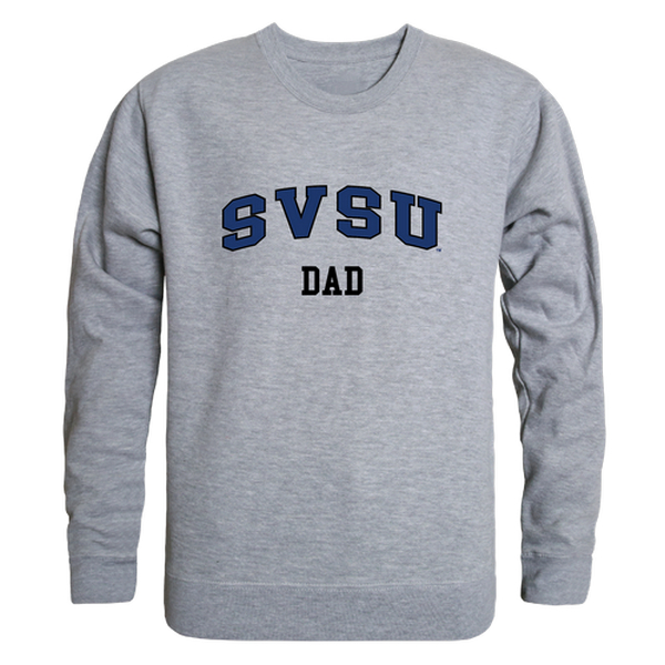 UPC 754130000071 product image for Men Saginaw Valley State Cardinals Dad Crewneck Fleece, Heather Grey - Mediu | upcitemdb.com