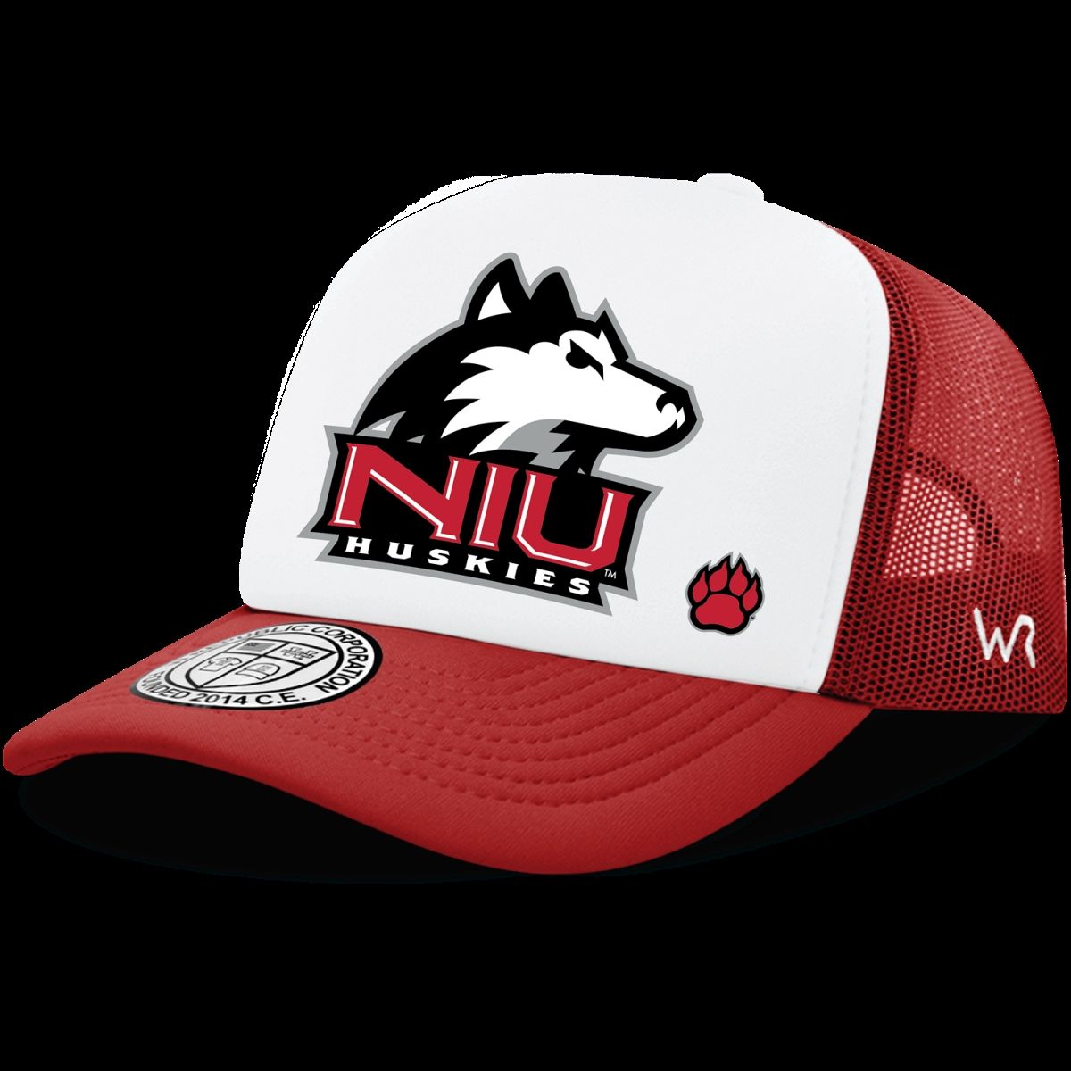 UPC 192939050727 product image for 1030-142-RED Northern Illinois University Huskies Jumbo College Caps, Red | upcitemdb.com