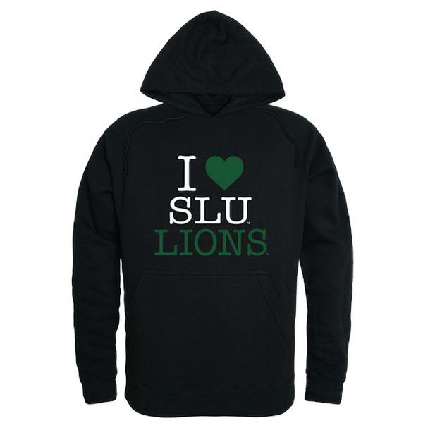 UPC 196348189467 product image for 553-385-BK2-01 Southeastern Louisiana University Lions I Love Hoodie, Black - Sm | upcitemdb.com