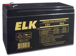ELK1280 12 V - 8Ah Hour Battery