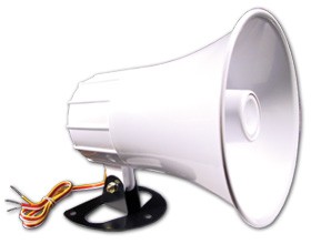 Elk Products ELKSS15 12 V Dual Tone Exterior Siren - White Elk Products ELKSS15 12 V Dual Tone Exterior Siren - White