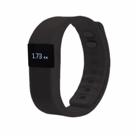 Sb-x64blk Bluetooth Smart Bracelet Fitness Activity Tracker, Black