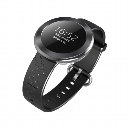 Hrb-et01black Bluetooth Smart Bracelet Heart Rate Monitor, Black