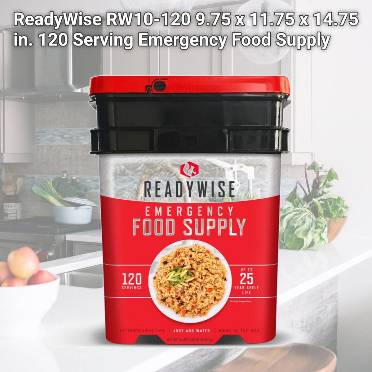 Picture of ReadyWise RW10-120 9.75 x 11.75 x 14.75 in. 120 Serving Emergency Food Supply