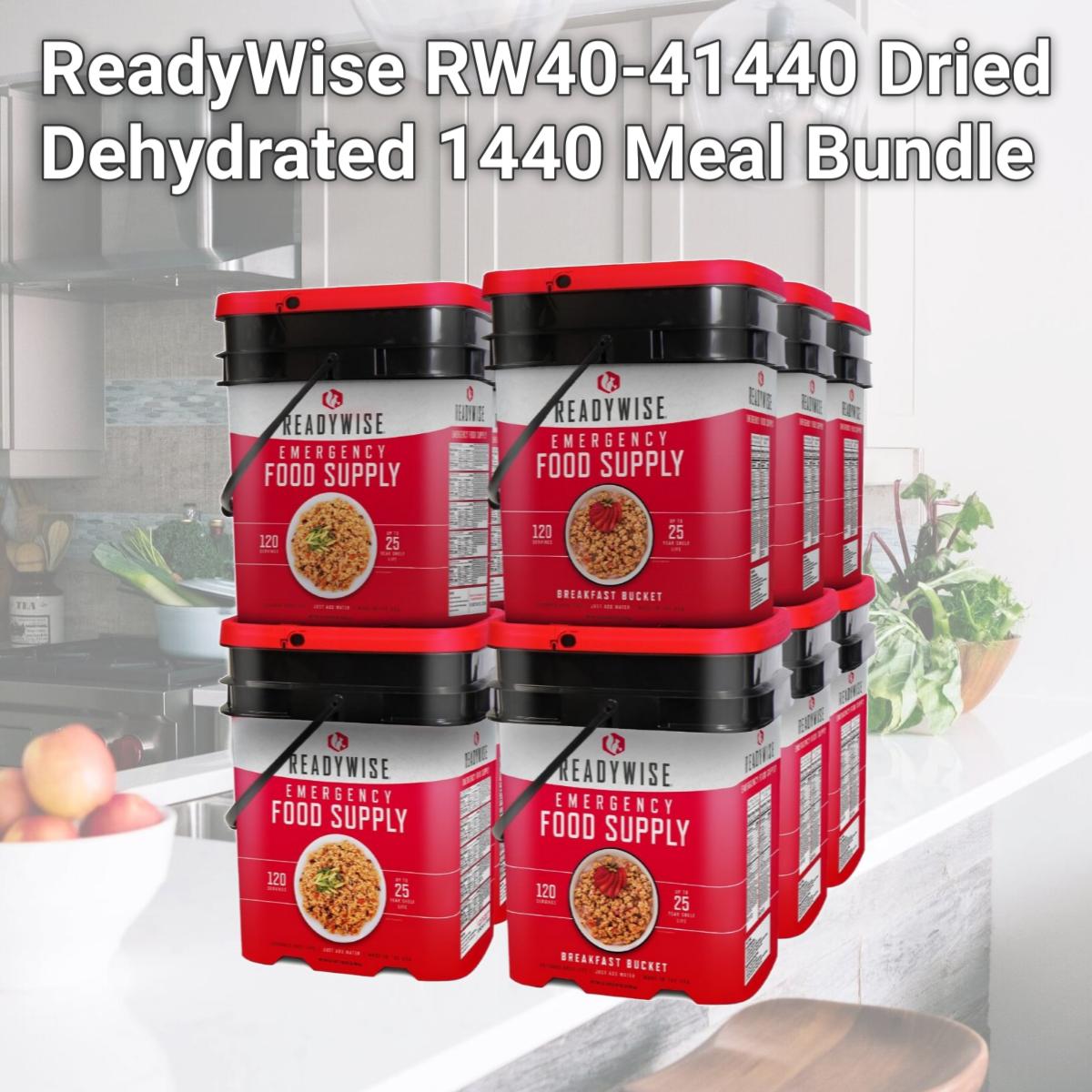 Picture of ReadyWise RW40-41440 Dried Dehydrated 1440 Meal Bundle