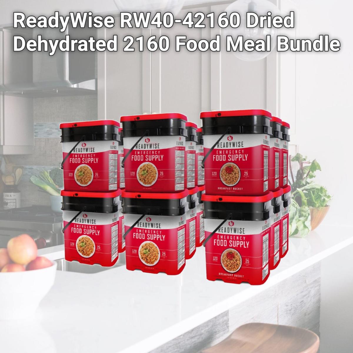 Picture of ReadyWise RW40-42160 Dried Dehydrated 2160 Food Meal Bundle