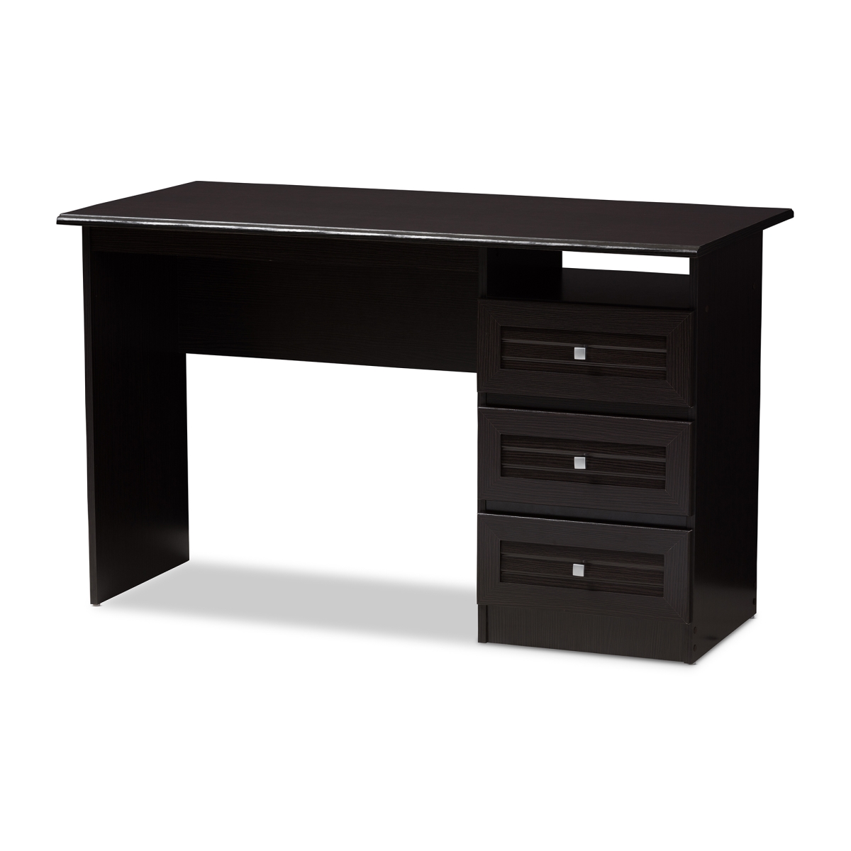 Mh6013-wenge-desk Carine Modern & Contemporary Wenge Brown Finished Desk