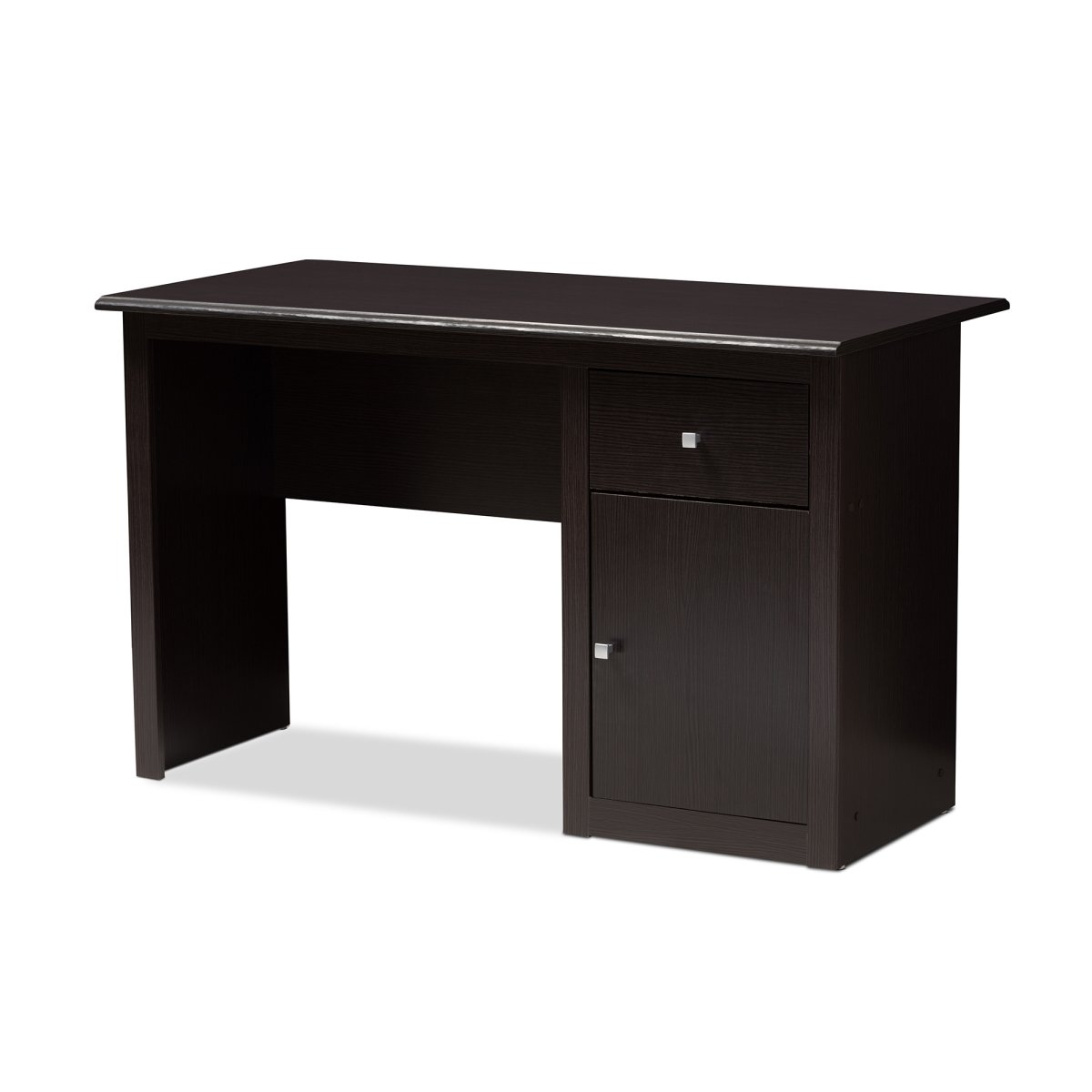 Mh6005-wenge-desk Belora Modern & Contemporary Wenge Brown Finished Desk