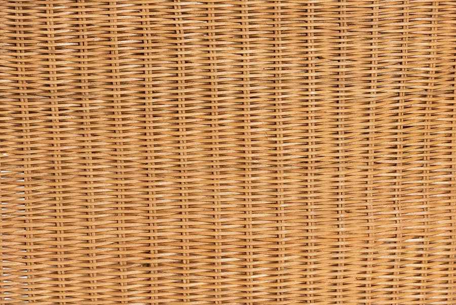 Picture of Bali & Pari 193271469383 29.50 x 42.10 x 42.10 in. Amaya 5 Piece Round Rattan Dining Set, Light Honey