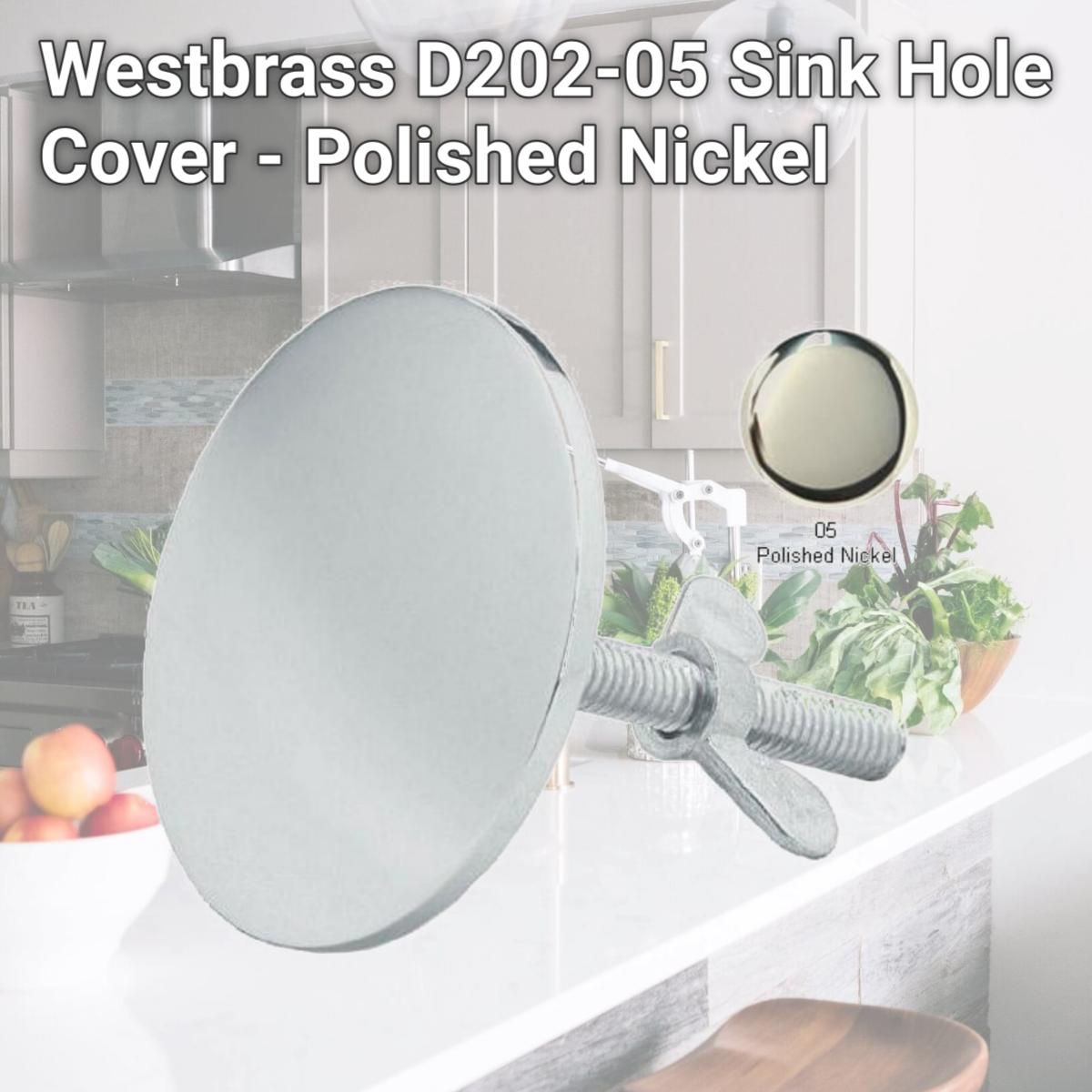 Picture of Westbrass D202-05 Sink Hole Cover - Polished Nickel