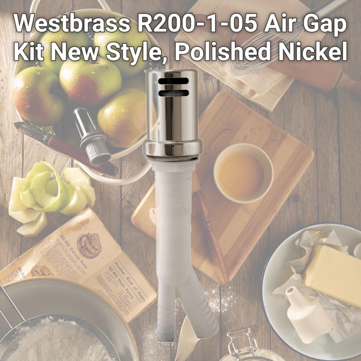 Picture of Westbrass R200-1-05 Air Gap Kit New Style, Polished Nickel