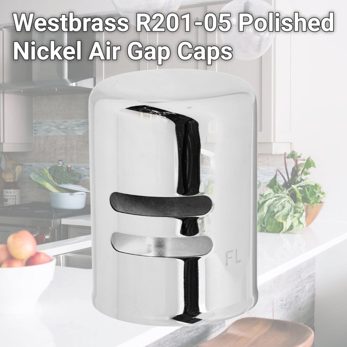 Picture of Westbrass R201-05 Polished Nickel Air Gap Caps