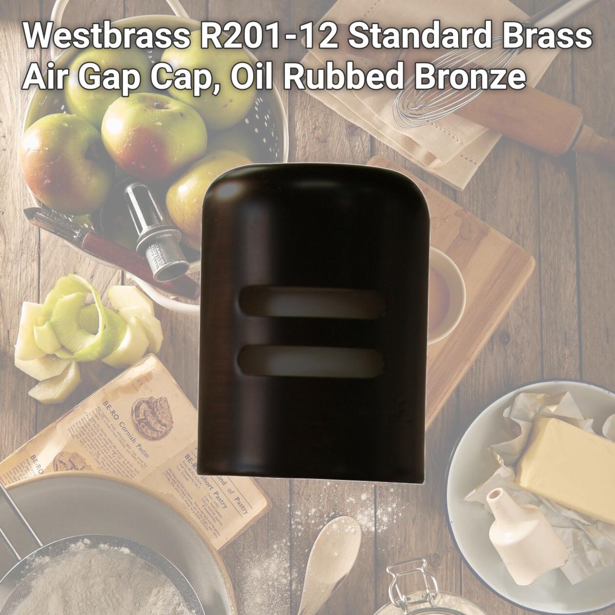 Picture of Westbrass R201-12 Standard Brass Air Gap Cap, Oil Rubbed Bronze