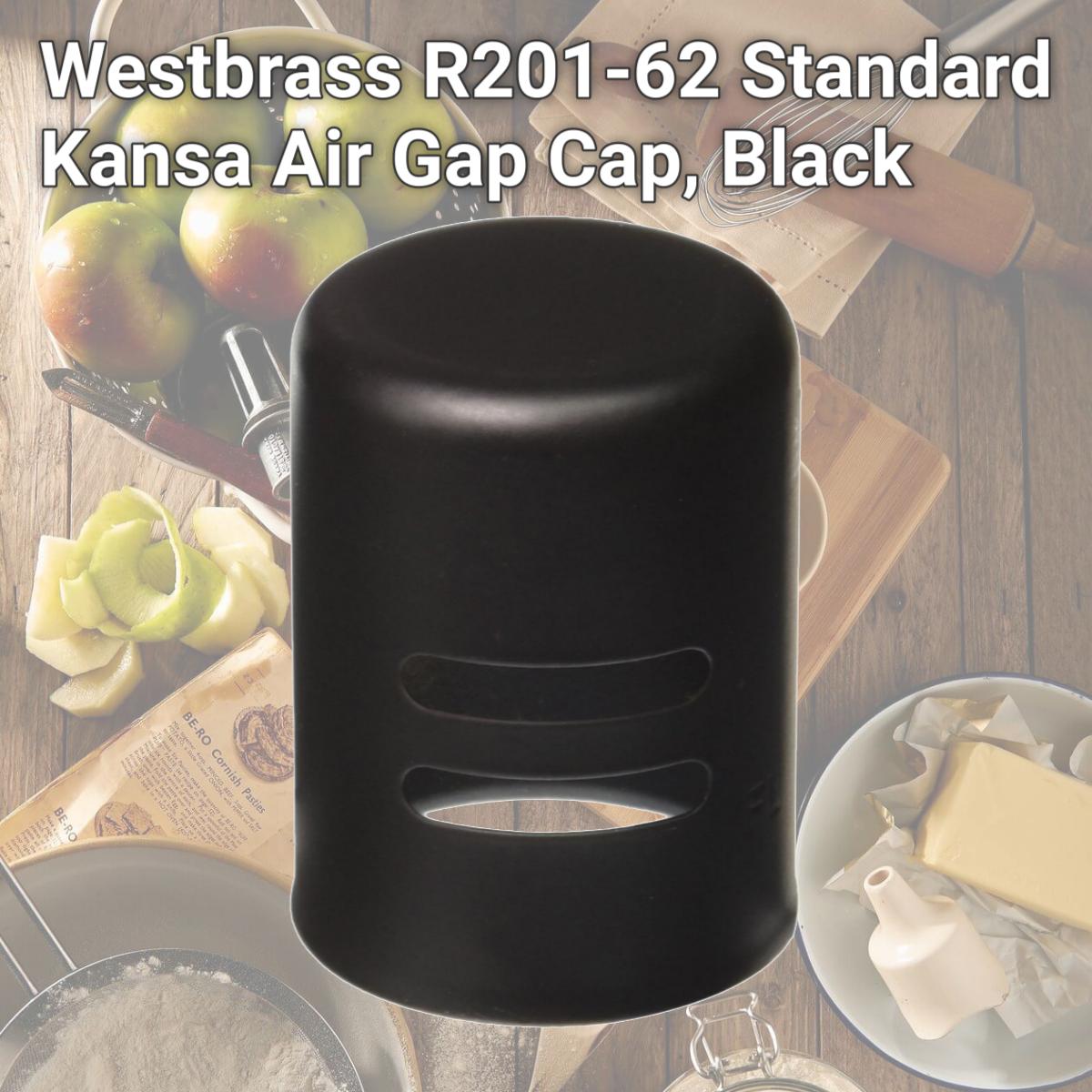 Picture of Westbrass R201-62 Standard Kansa Air Gap Cap, Black