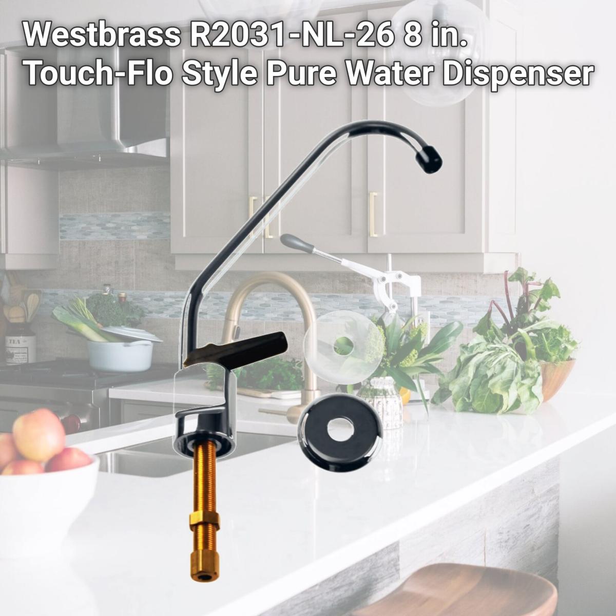 Picture of Westbrass R2031-NL-26 8 in. Touch-Flo Style Pure Water Dispenser