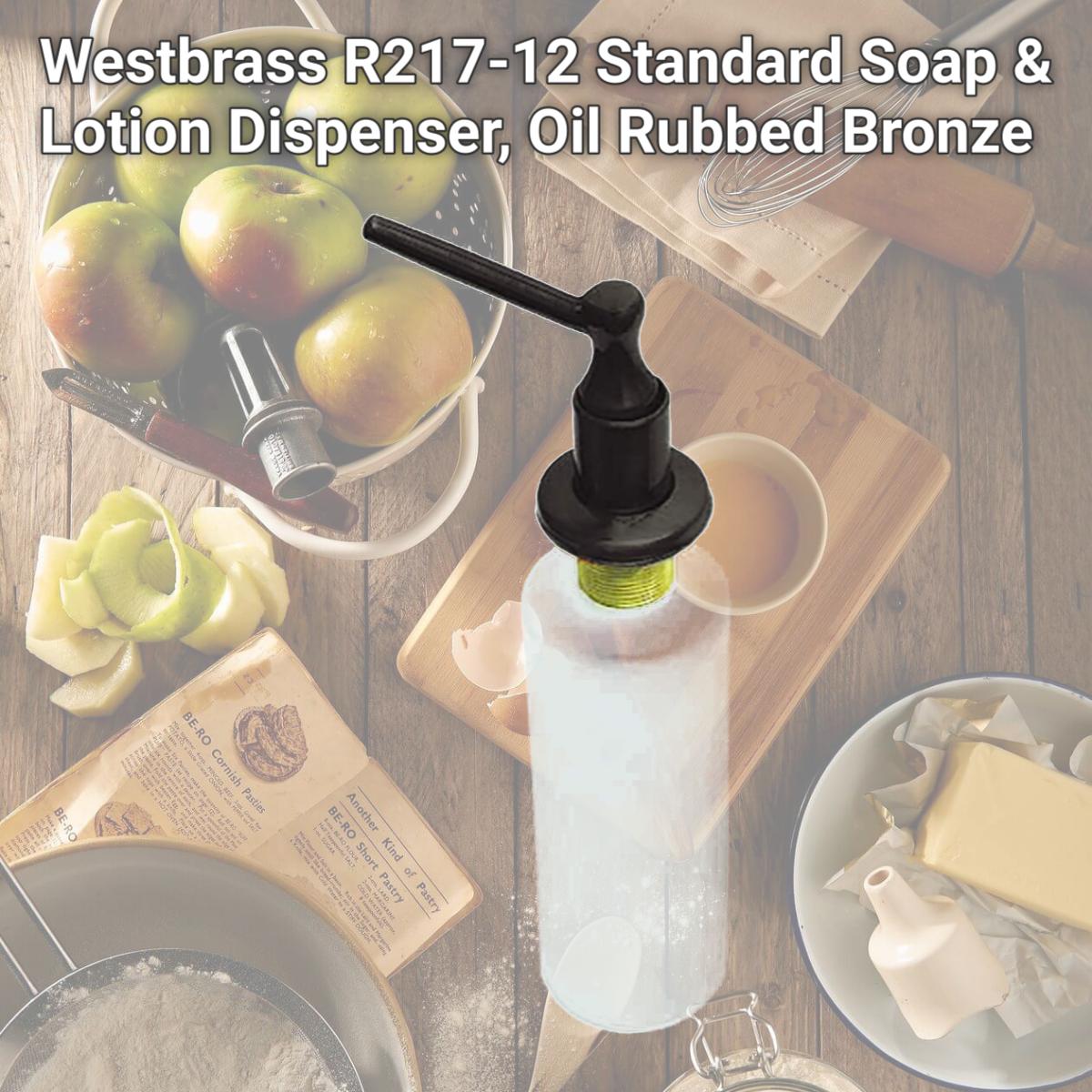Picture of Westbrass R217-12 Standard Soap & Lotion Dispenser, Oil Rubbed Bronze