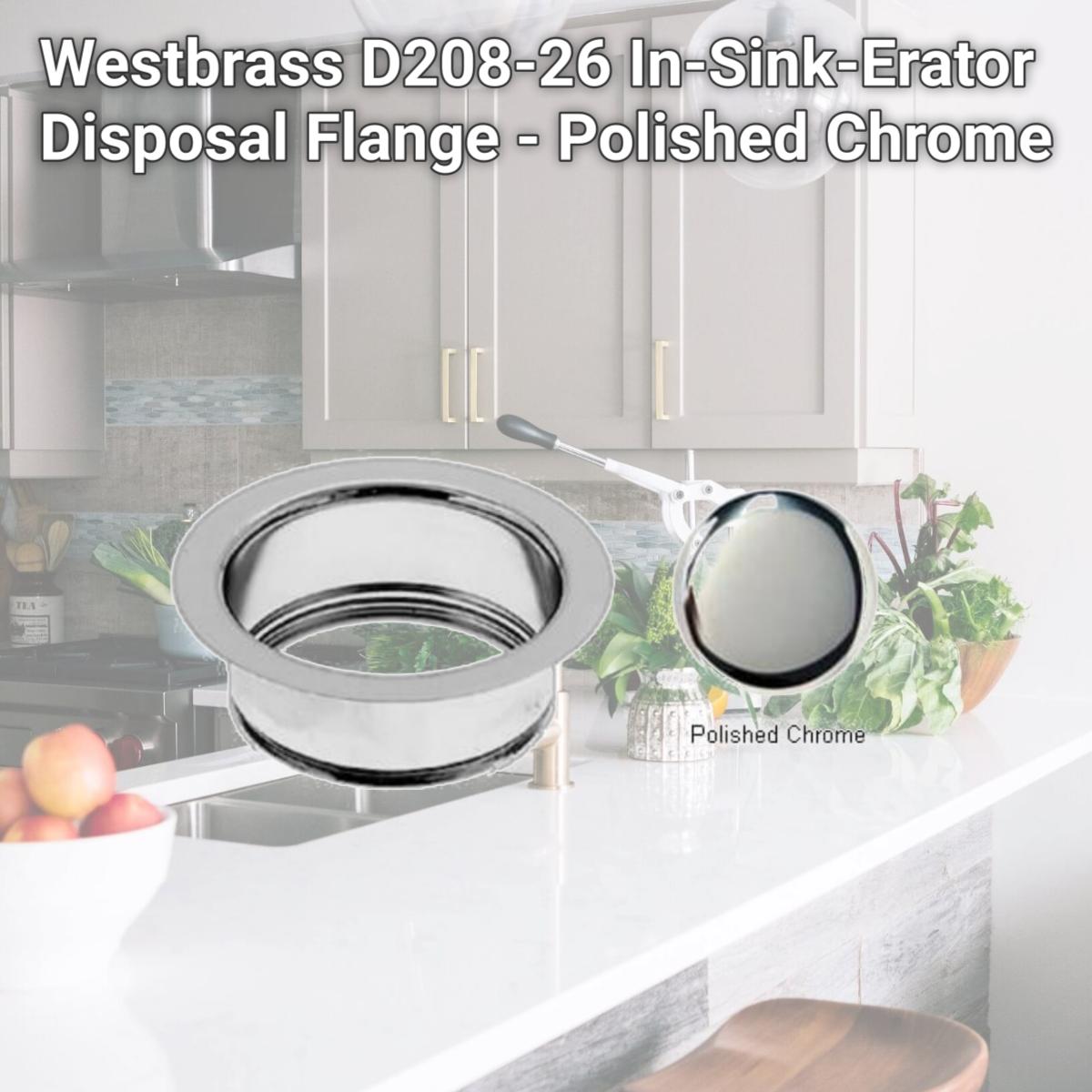 Picture of Westbrass D208-26 In-Sink-Erator Disposal Flange - Polished Chrome