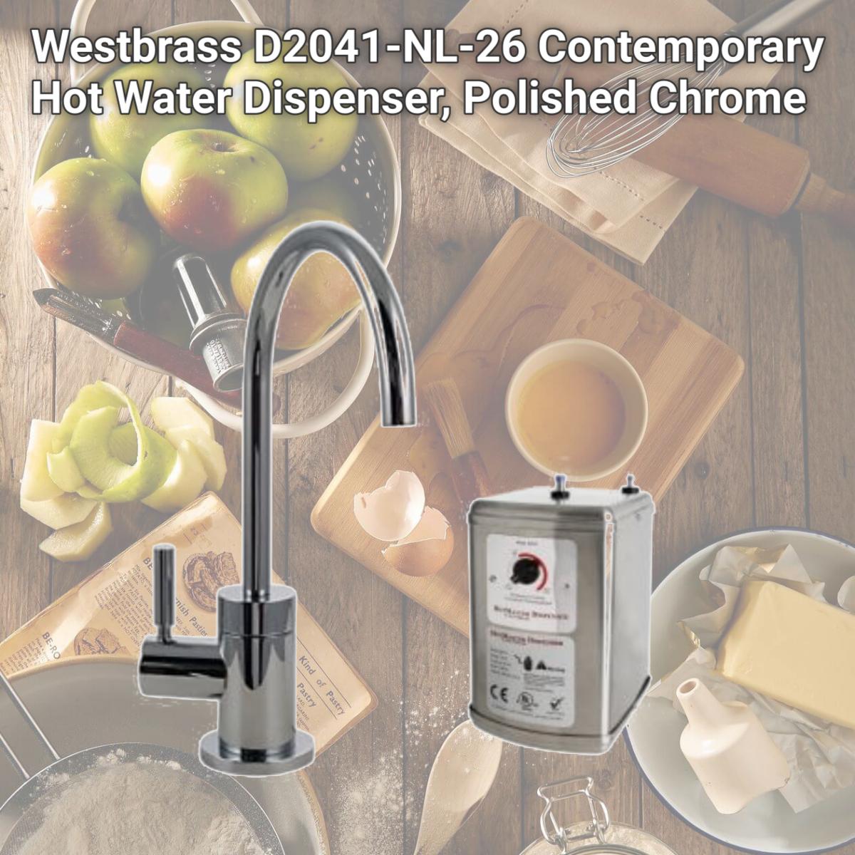 Picture of Westbrass D2041-NL-26 Contemporary Hot Water Dispenser, Polished Chrome